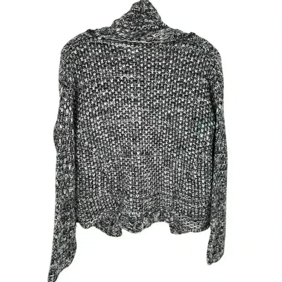 Anthropologie Moth Women's XS Gray Chunky Knit Open Front Cardigan - Picture 6 of 8